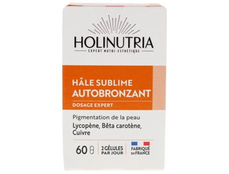 Hâle Sublime Autobronzeador 60 Cápsulas HOLINUTRIA
