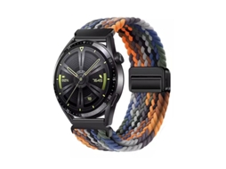 Pulseira Gt6 Em Nylon Trançado Com Fecho Magnético, Compatível Com Huawei Watch 5, Samsung Galaxy Watch 7, Xiaomi Mi S4