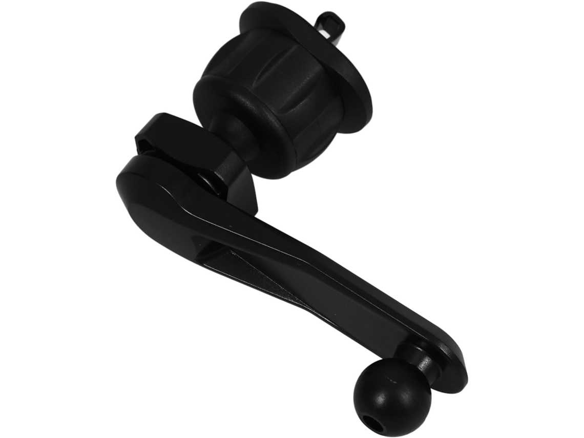 Suporte longo para celular veicular com braço giratório longo e gancho, para montagem.