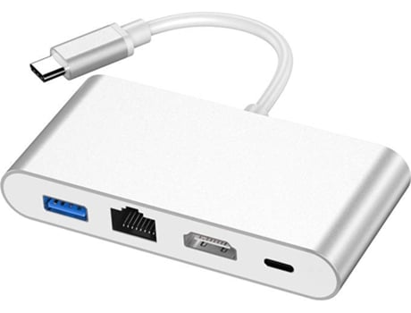 Adaptador HOWEI HW-TC42 (Type-C - HDMI - 4 em 1)