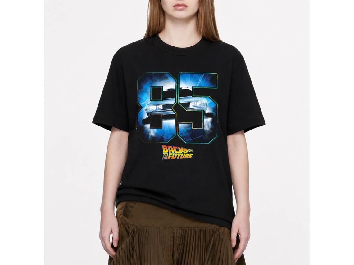 Rockinstone Back To The Future Movie Eighty Five Black Adult T-shirt Size:xxl