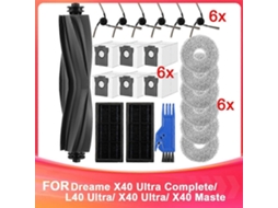 Acessórios Para O Robô Aspirador X40 Ultra Complete/l40 Ultra/x40 Ultra/x40 Master: Escova Principal, Sacos De Pó, Panos De Limpeza E Filtros._ptg