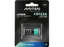 Pilha Lítio MITSAI 3V CR123 A (1 Unidade)