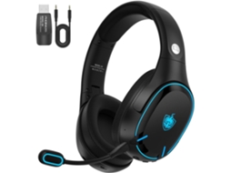 Fone de Ouvido Bluetooth com Clipe JIAPEI Estéreo, Bluetooth 5.0, Microfone para Ocasiões de Negócios (preto)