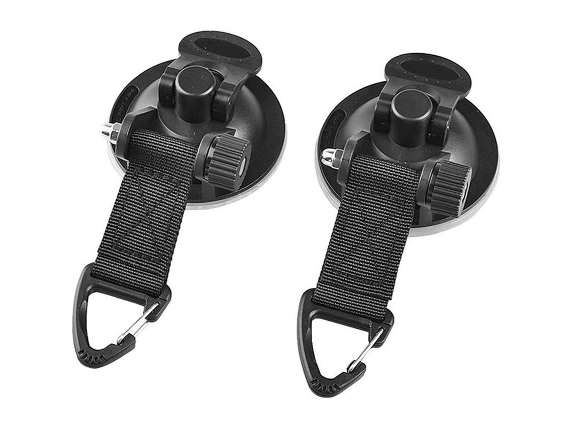 2 Âncoras com Ventosa Multifuncional e Gancho Fixador, para Lona de Piscina, Tendas, Apoio Forte em Superfícies Lisas