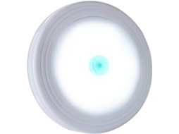 Luminária Noturna Portátil Baluue Com Led Branco, Interruptor De