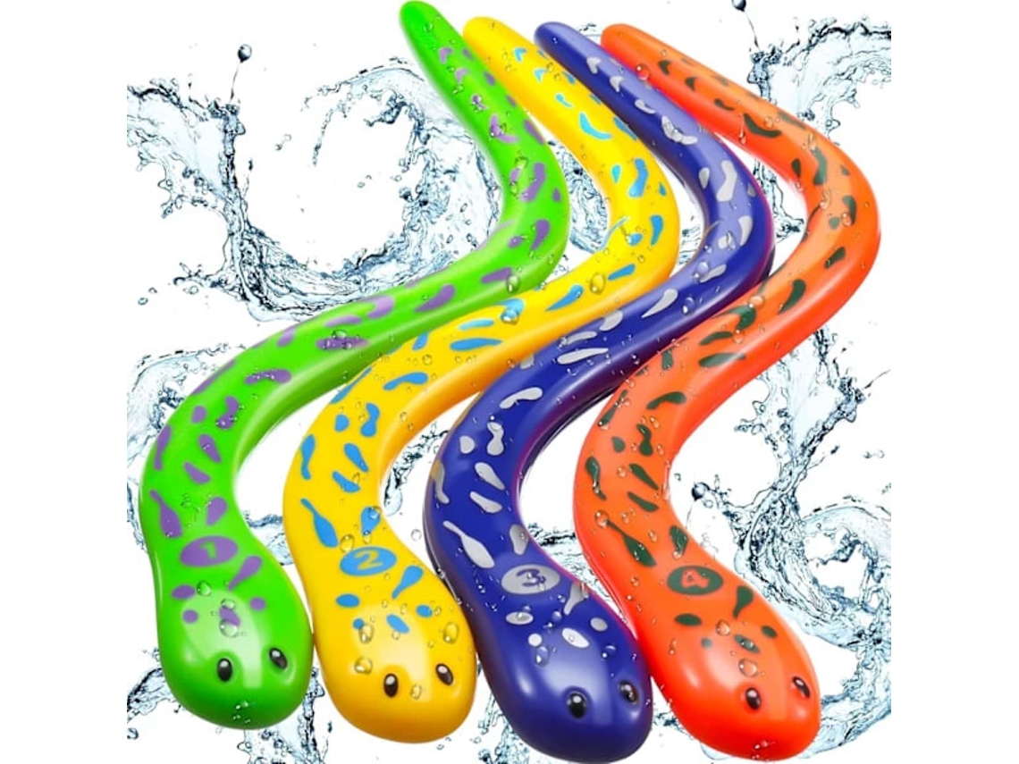 Brinquedos de Mergulho, 4 Peças, para Crianças AQUAFORGE