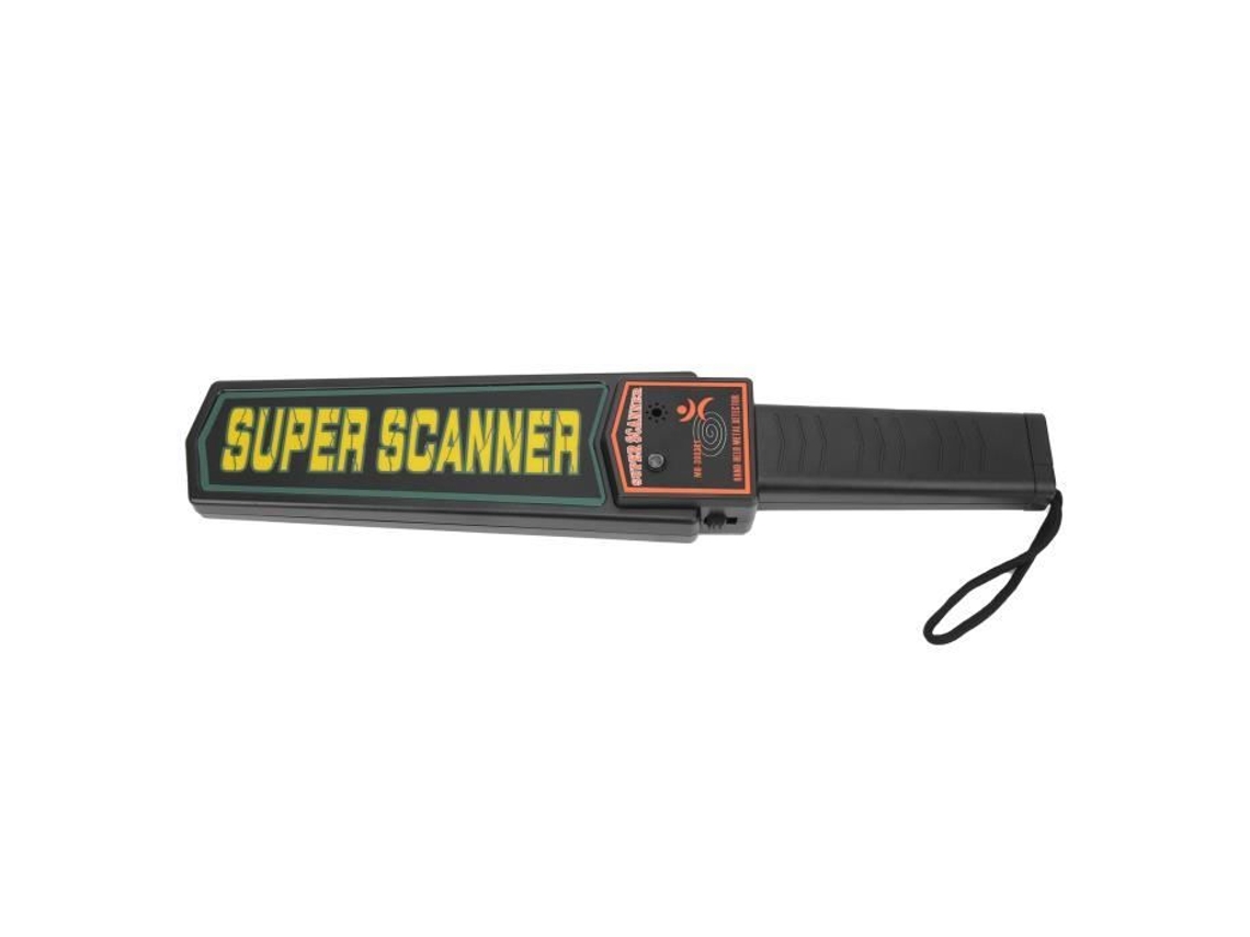 Scanner de Segurança Portátil HURRISE Pequeno Detector de Metal Portátil Instrumento de Varredura para Inspeção