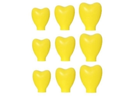 Pacote Com 3 Cerdas De Silicone Para Pincéis De Maquiagem Everley891