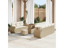 Vidaxl Conjunto De Sofá De Jardim 10 Unid. 7-número De Lugares