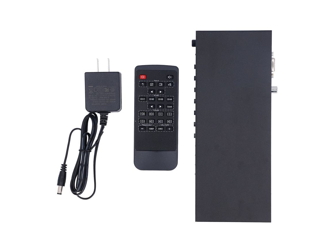 Switch Multi Viewer Hdmi 4 em 1 LAXISCREED 4k