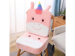Assento Elevatório Almofada Para Bebê Eifson Veludo Cristal Antiderrapante 5+10cm Removível - Unicórnio