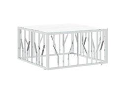 Coffee Table, Coffee Tables Vidaxl Prateado Aço Inoxidável (n/a)
