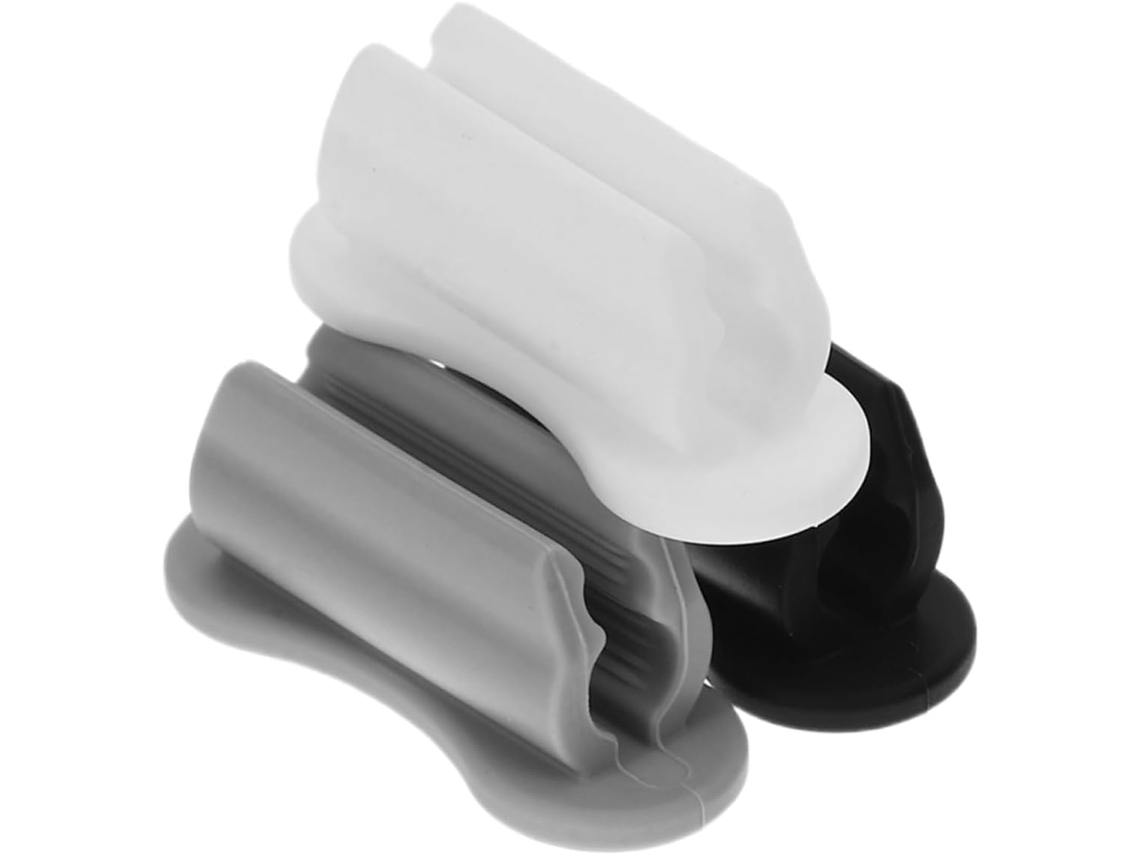 Conjunto De 3 Porta Lápis Adesivos Silicone Mesa, Organizador De Sala Aula