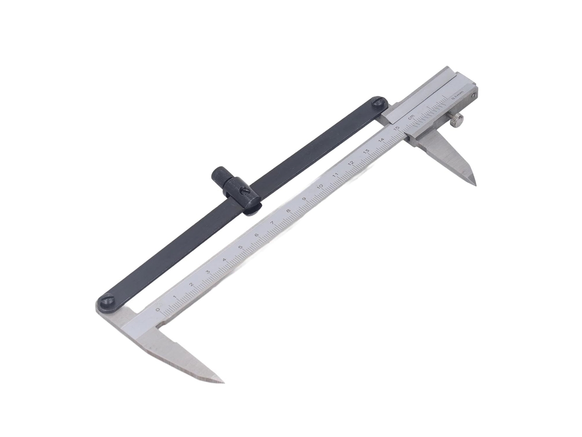 Paquímetro Vernier Yunir, Portátil, Com Design Ergonômico, Em Aço