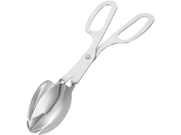 Pinça Para Salada Popetpop, 1 Peça, Em Aço Inoxidável, Resistente Ao Calor, Ideal Para Churrasco E Padaria, Cor Prata