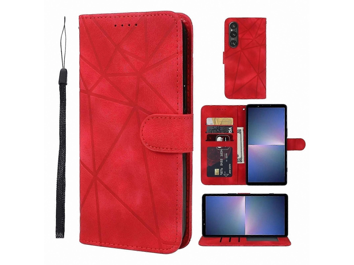 Capa De Celular Em Pele Com Toque De Pele Para O Xperia 5 V