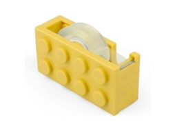 Dispensador de Fita Adesiva Scotch, Scotch Amarelo, em Form Ato Bloco Construção, Id GOKOCO