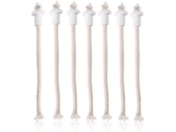7pcs Pavio de Lampião Resistente Ao Calor para Suportes Cerâmicos 4 Polegadas Kerosene