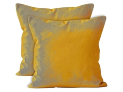 Capas de Almofada Amarelo Sunbeam Algodão 45x45cm S/MARCA