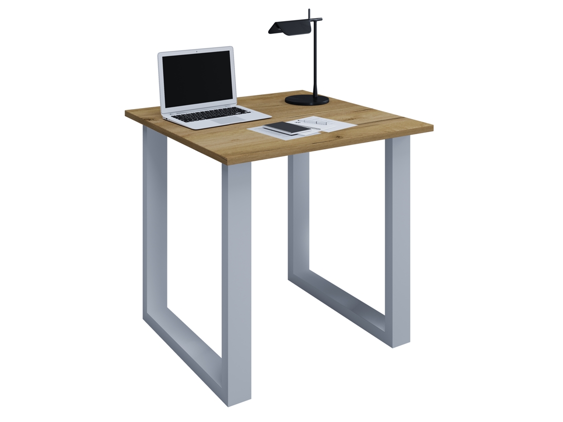 Mesa De Escritório De Madeira Lona U Alu Vcm