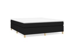 Cama De Molas Ensacadas Vidaxl Preto Tecido (203 X 160 X 35 Cm)