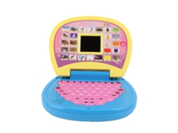 Primerox brinquedo Notebook Educacional Infantil Tela Led Portátil Aprendizado em Inglês e Espanhol