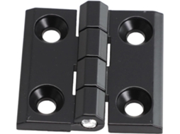 Dobradiças Giratórias Ocultas Para Portas, Em Liga De Zinco Preta, Para Móveis De Armário 60x60mm