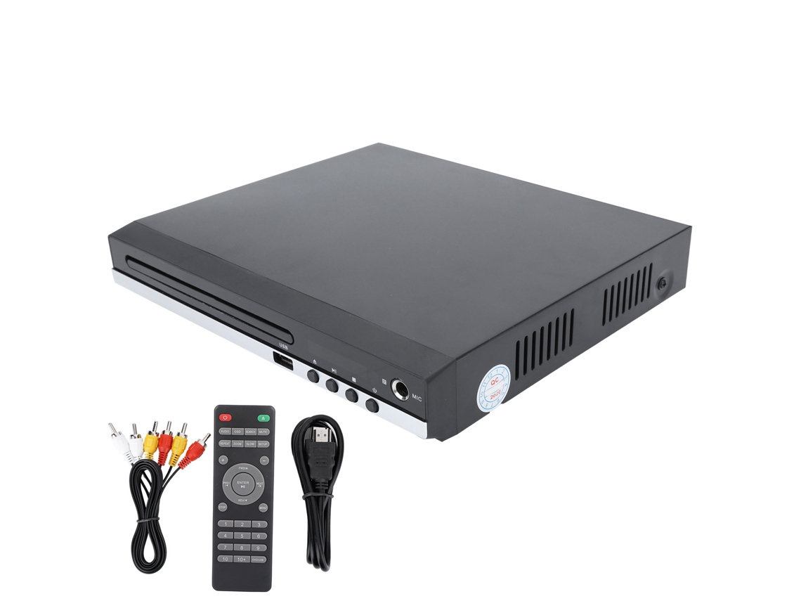 Reprodutor de DVD doméstico com USB, HDMI, compatível com várias regiões AQUAFORGE