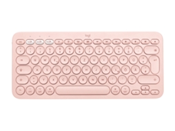 K380 para Mac Multi Dispositivo Bluetooth Teclado Universal Qwerty Italiano Rosa Logitech
