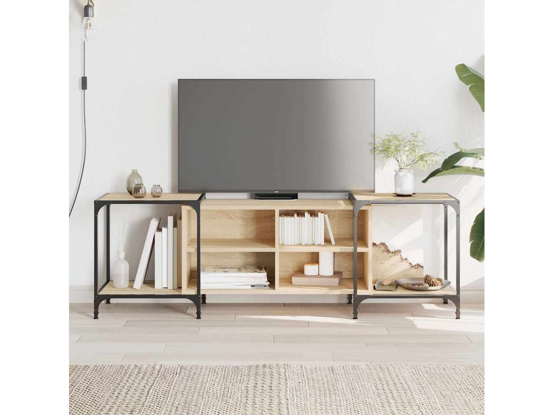 Vidaxl Móvel De Tv 153x37x50 Cm Derivados De Madeira Carvalho Sonoma