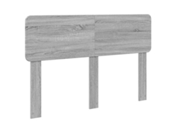 Cabeceira Cinza Sonoma com Cabeceira Madeira Processada 160 cm MAISON EXCLUSIVE