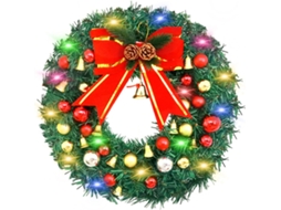 Decoração Fantástica, Iluminação, Placa de Boas-Vindas Clássica, Guirlanda Sazonal, Enfeite para Pendurar