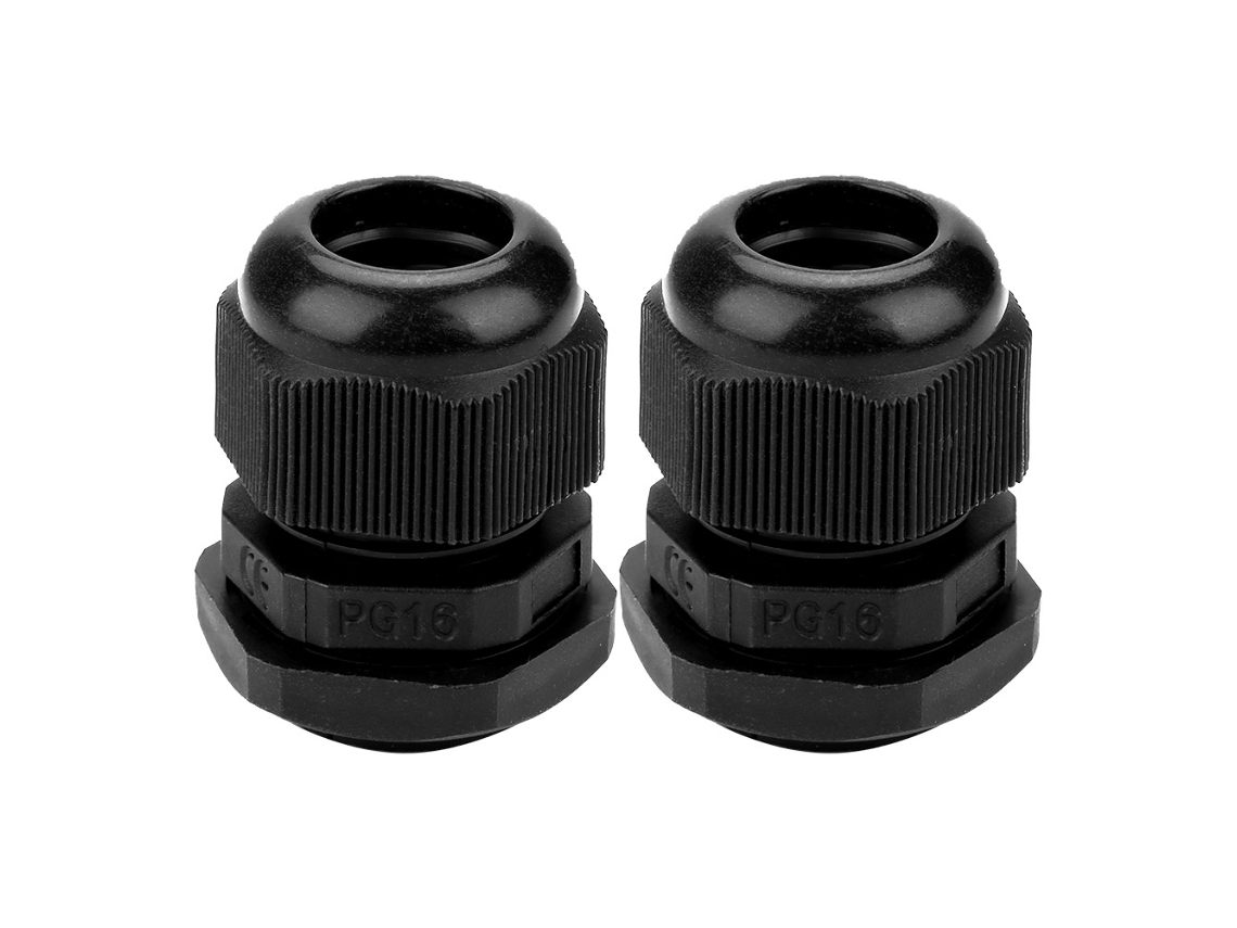 Laxiscreed Conectores De Cabo Em Nylon À Prova De Água Ip68 Para Exteriores, Cor Preta