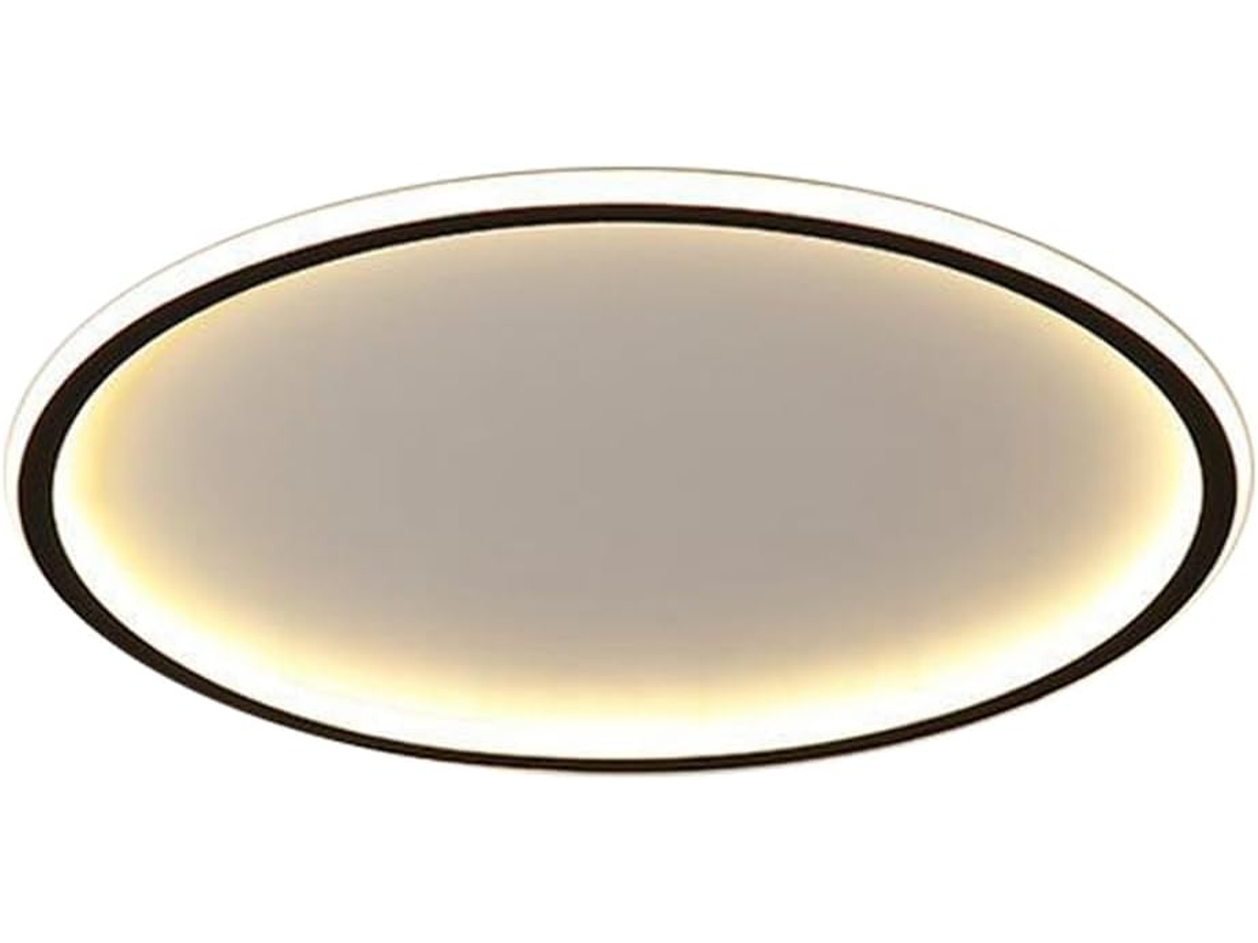 X Luminária De Teto Led Redonda De 30cm Para Cozinha, Corredor, Escritório E Quarto, 38w Gokoco