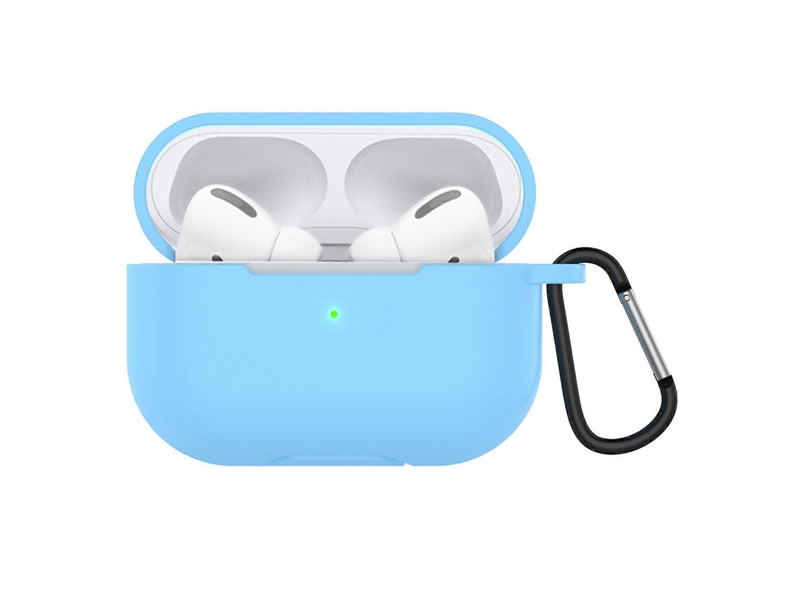 Capa protetora de silicone sólido para fones de ouvido AirPods Pro, com gancho GIECY (branca)