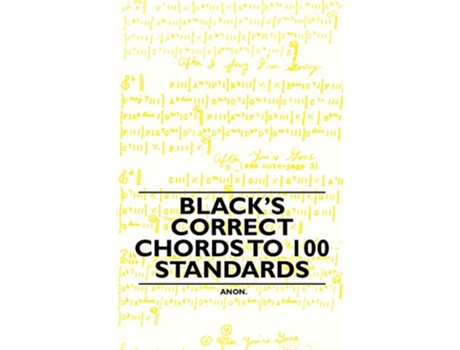 Livro Blacks Correct Chords to 100 Standards de Anon (Inglês)