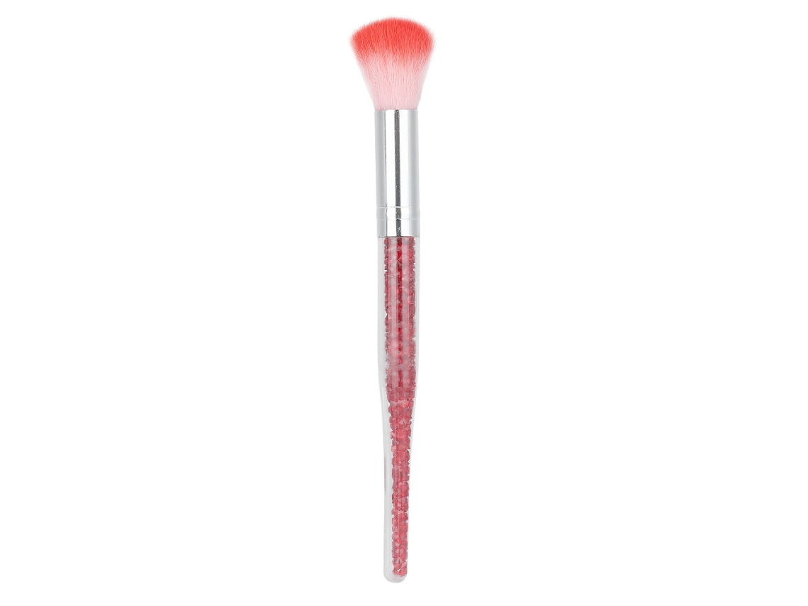 Pincel Para Remover Poeira De Unhas Com Aro De Strass - Ferramenta De Limpeza Para Manicure (1)