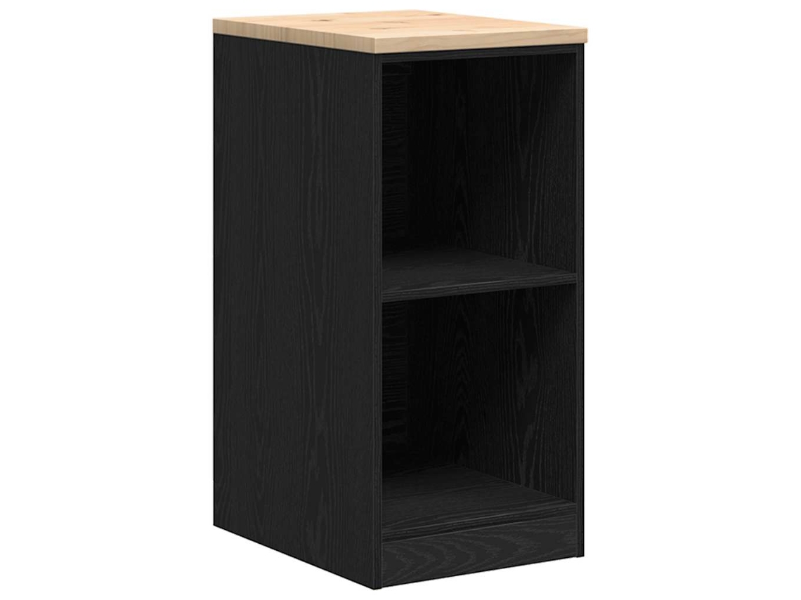 Garage Storage Cabinet, Garage Storage Cabinets Vidaxl Preto Madeira De Pinho (40 X 51 X 85 Cm)