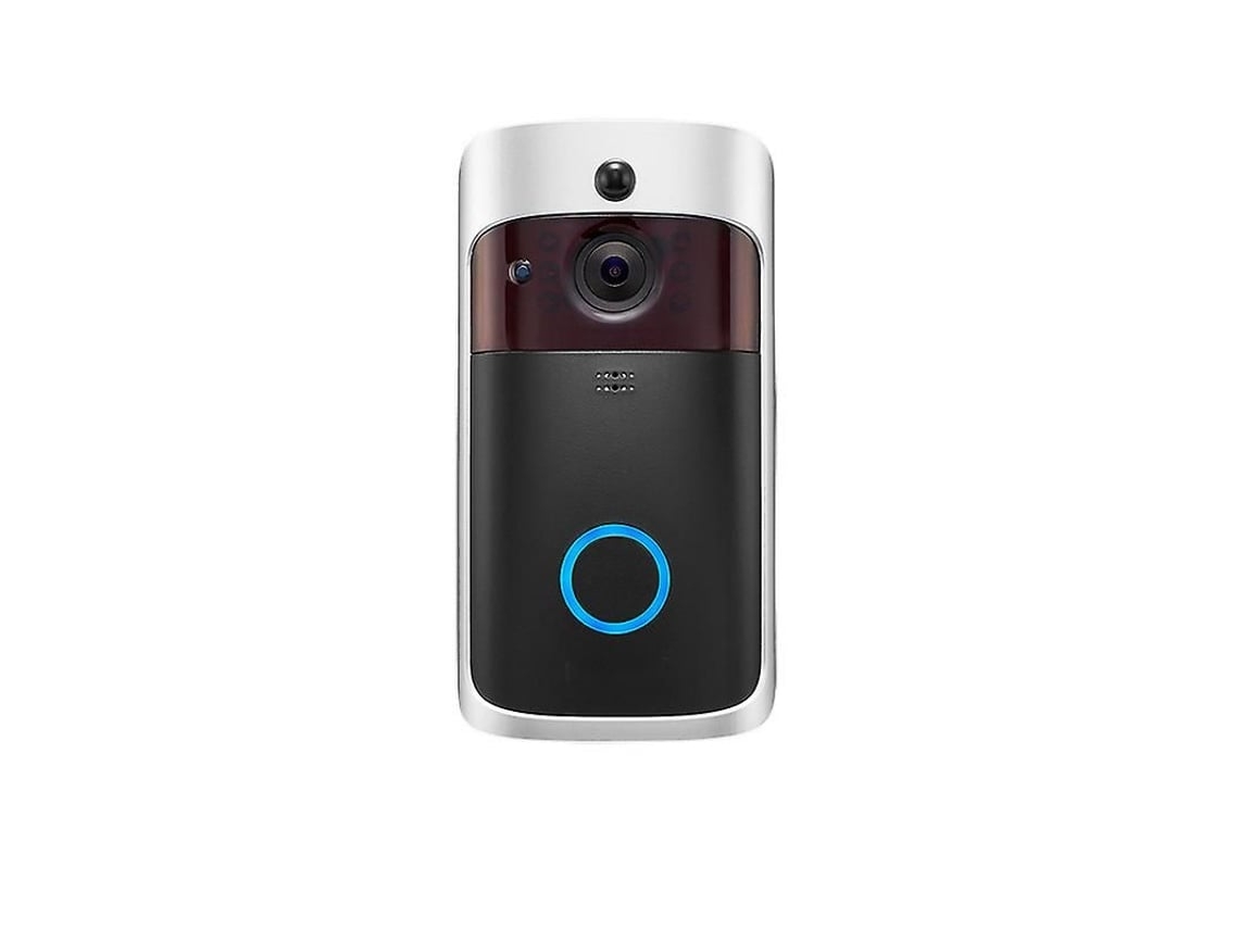 Campainha de Segurança Inteligente Sem Fio com Wi Fi Ring, Interfone e Câmera. Brilvibera_ozo