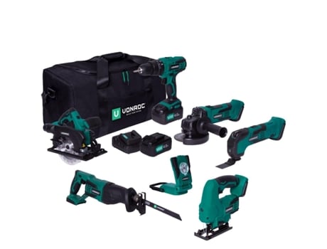 Conjunto de Ferramentas VONROC Ferramentas elétricas (20V)