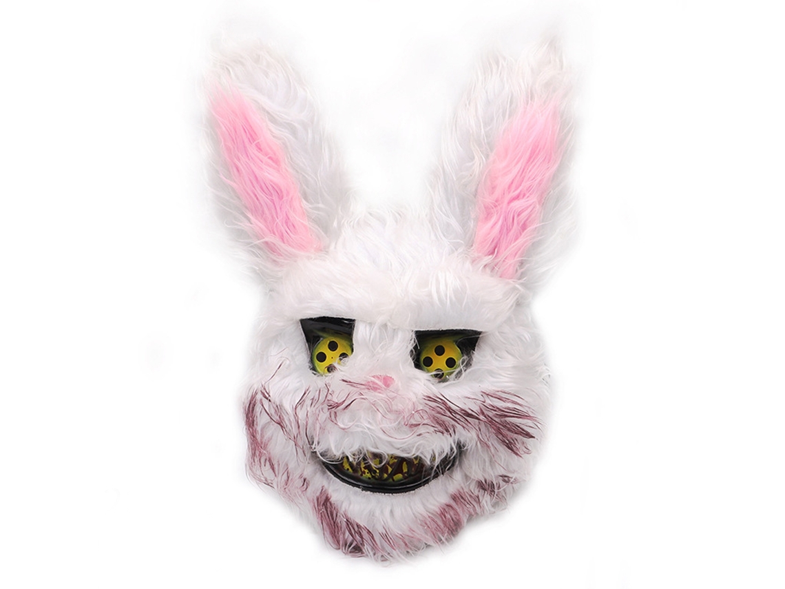 Máscara de Pelúcia Bloody Rabbit para Halloween com a Marca LAXISCREED