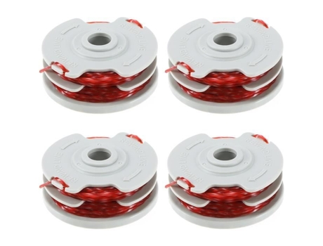 Pacote de 4 Carretéis de Fio Fly021-513937190 Compatíveis com Peças de Reposição Flymo para Ferramentas Elétricas Externas Lu4179 CHICHENG