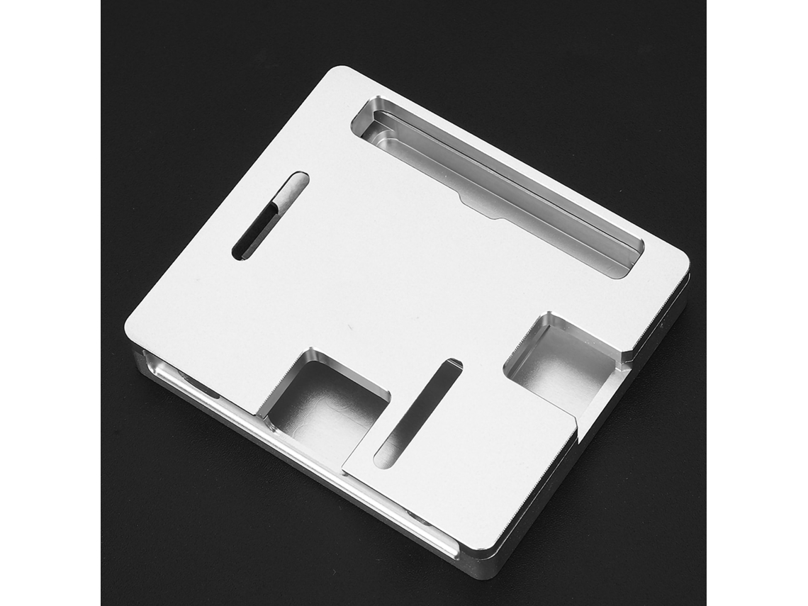 Laxiscreed Peças De Alumínio Prata Para Raspberry Pi 3 Model A+ Cnc, Reposição Durável
