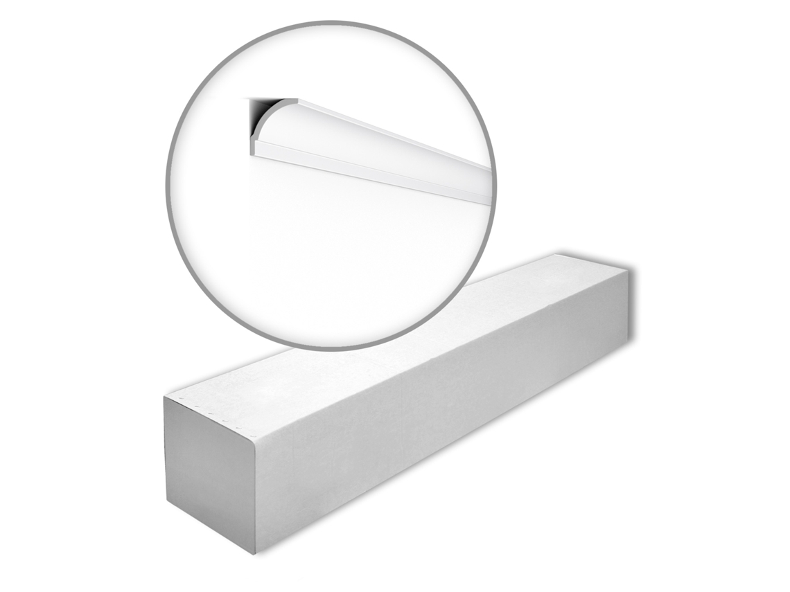 Cornija para teto NMC BW1-box-10 NOMASTYL Moldagem 1 caixa com 10 peças