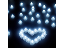 Balões de Luzes de Led Balões de Luzes de Led Redondos Casa para Halloween Natal Casamento Decoração de Festa de Aniversário 100 Unidades