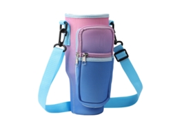 (azul) Bolsa Para Garrafa De Água De 1,2 Litro Com Alça E Alça De Ombro Ajustável.