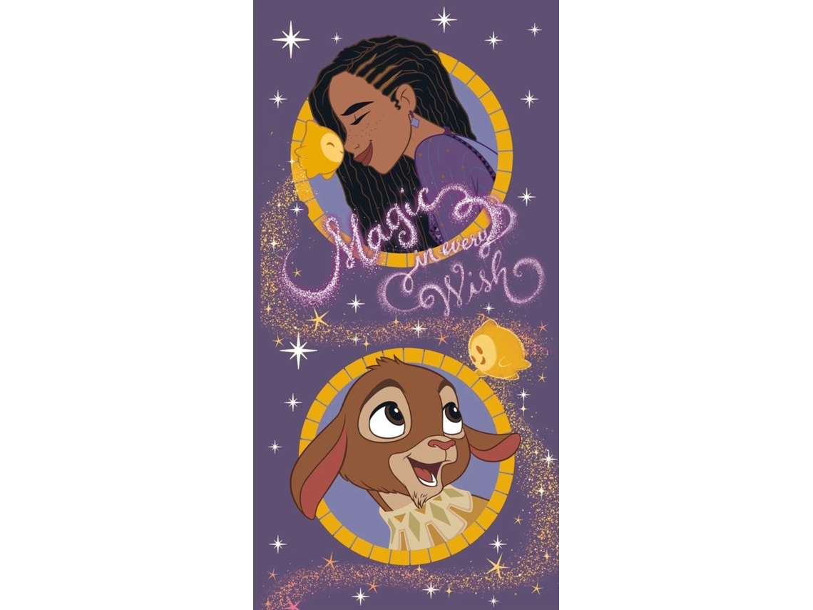 Toalha de Banho Disney Wish 70x140cm 100% Algodão BRILVIBERA