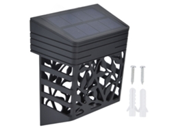 Luminárias Solares de Led para Exterior, Arandelas Solares para Parede Oca, Ideais para Jardim CHABERLU