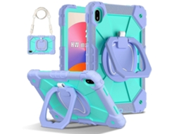 Capa Híbrida De Silicone E Pc Com Robô Em Cores Contrastantes Para Tablet Huawei Matepad Se 11 2024